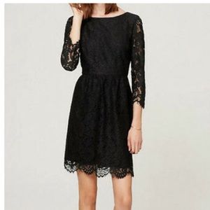 Black lace dress